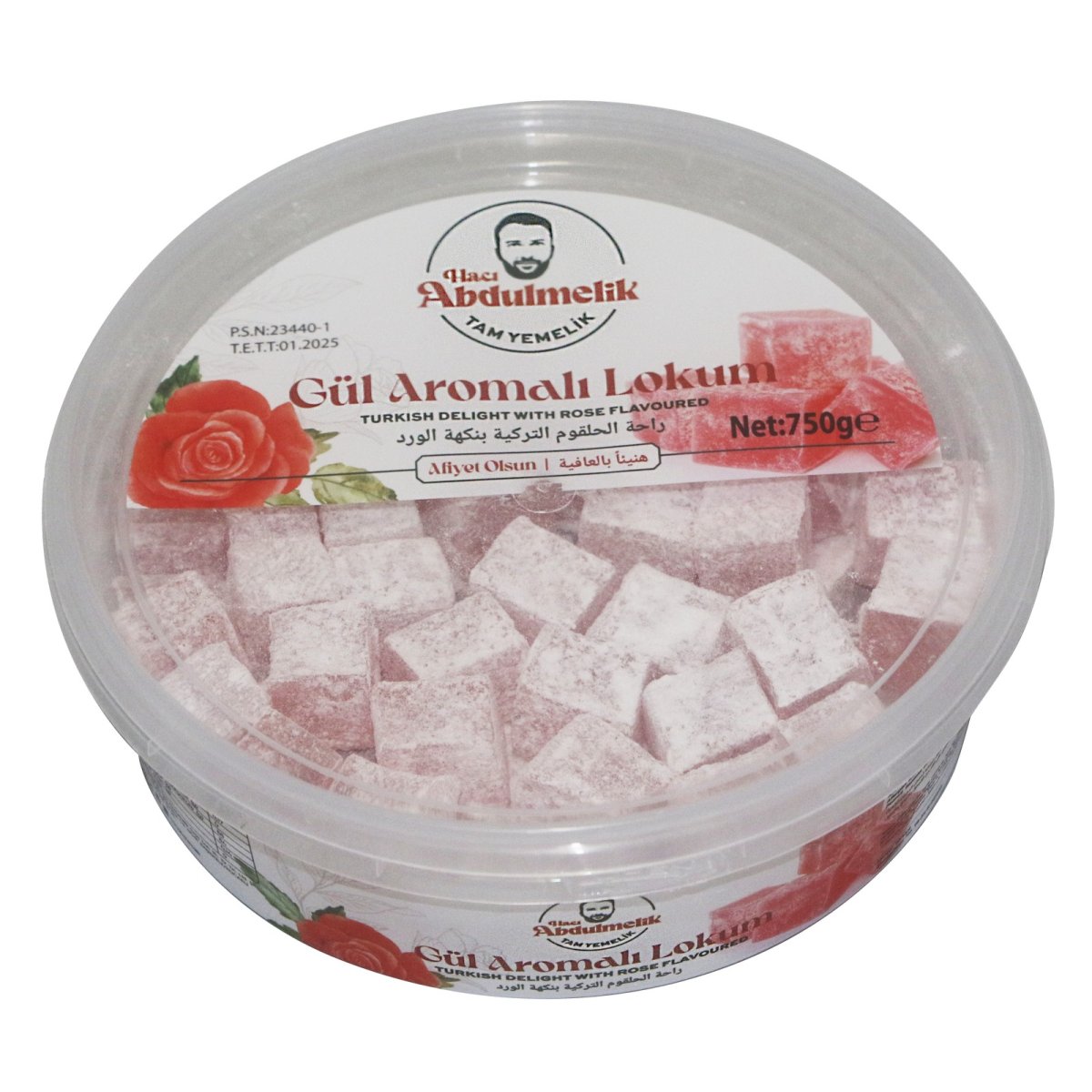 Gül Aromalı Lokum 750g