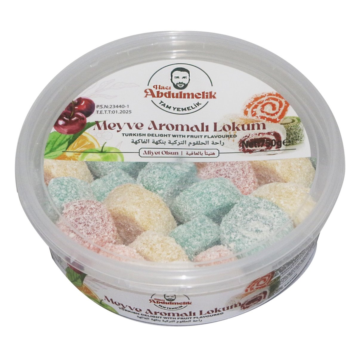 Meyve Aromalı Lokum 750g