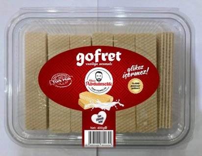 Vanilya Aromalı Gofret 400gr