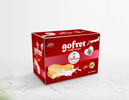 Vanilya Aromalı Gofret 800gr